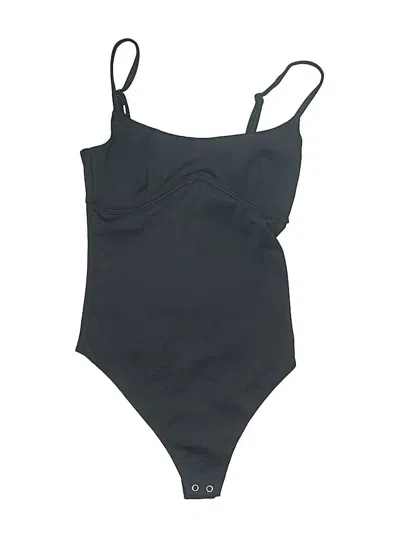 Pre-owned Good American Bodysuit In Black