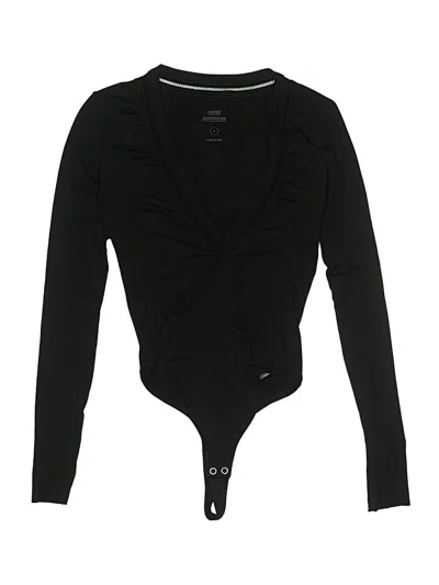 Pre-owned Good American Bodysuit In Black