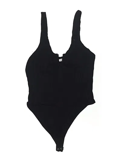 Pre-owned Good American Bodysuit In Black