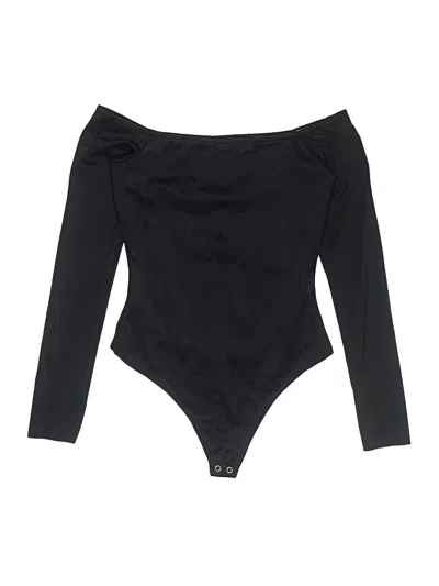 Pre-owned Good American Bodysuit In Black