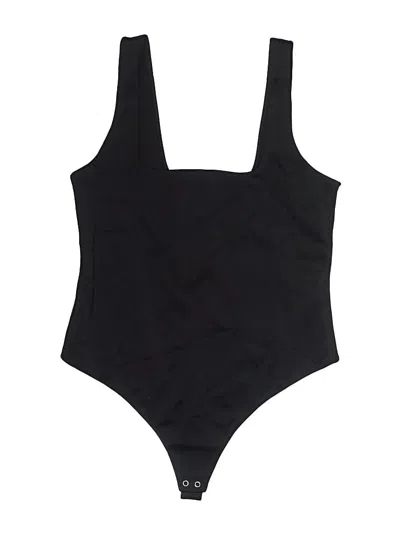 Pre-owned Good American Bodysuit In Black
