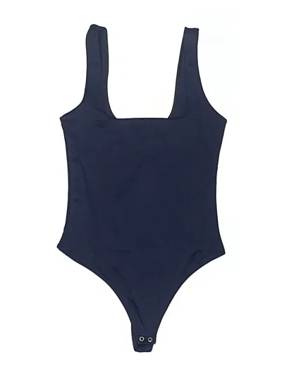 Pre-owned Good American Bodysuit In Blue