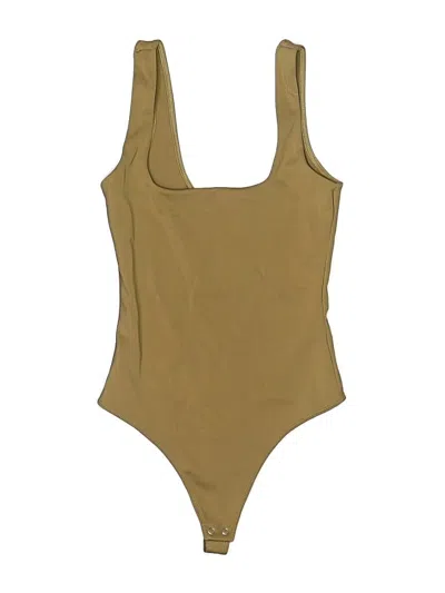 Pre-owned Good American Bodysuit In Brown