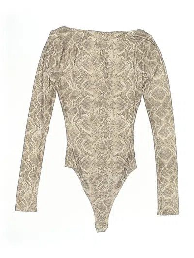 Pre-owned Good American Bodysuit In Brown