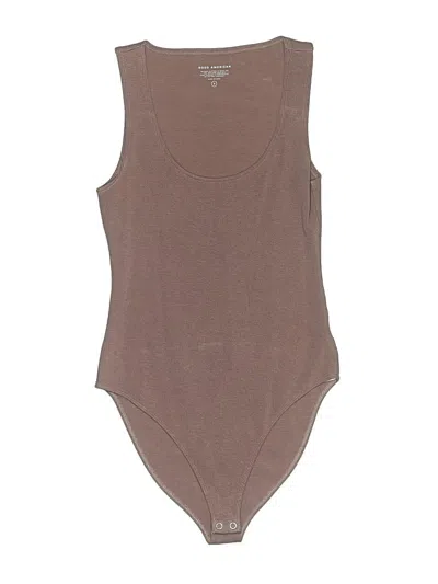 Pre-owned Good American Bodysuit In Brown