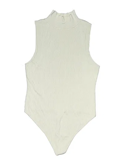 Pre-owned Good American Bodysuit In Ivory