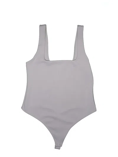 Pre-owned Good American Bodysuit In Purple