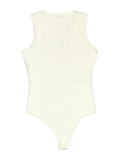 Pre-owned Good American Bodysuit In White