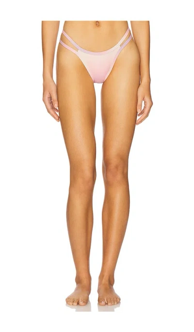 Good American Boomerang Bikini Bottom In Sunset Gradient004