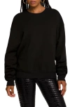 Good American Boyfriend Sweatshirt In Black001