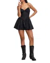 Good American Bustier Mini Dress In Black