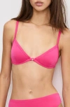 Good American Capri Bikini Top In Ballerina Pink004