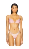 Good American Capri Bikini Top In Sunset Gradient004