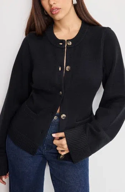 Good American Cardigan In Black