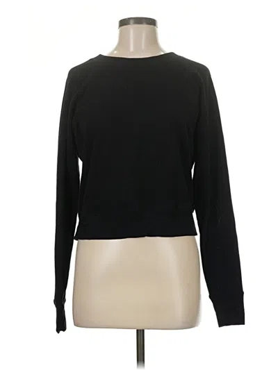 Pre-owned Good American Cardigan Sweater In Black