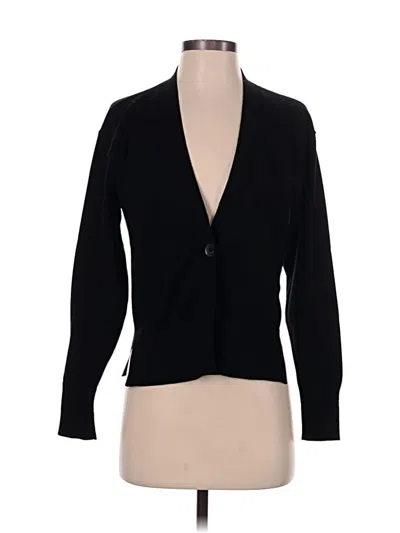 Pre-owned Good American Cardigan Sweater In Black