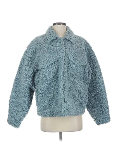 Pre-owned Good American Cardigan Sweater In Blue