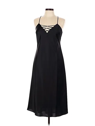 Pre-owned Good American Casual Dress In Black