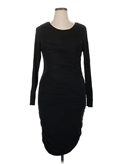 Pre-owned Good American Casual Dress In Black