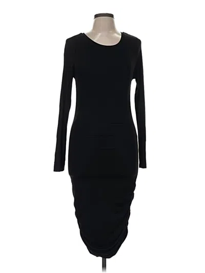 Pre-owned Good American Casual Dress In Black