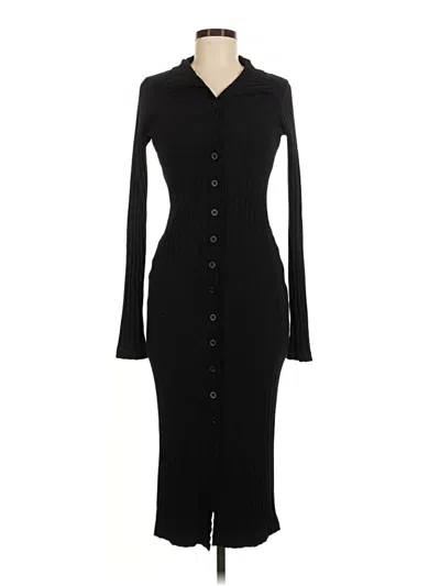 Pre-owned Good American Casual Dress In Black