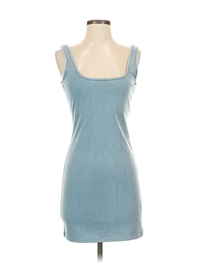 Pre-owned Good American Casual Dress In Blue