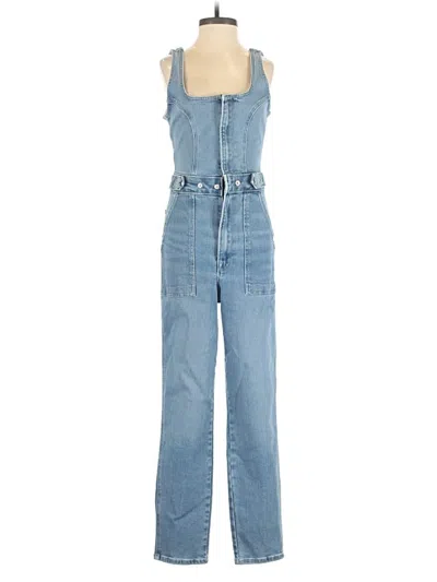 Pre-owned Good American Casual Dress In Blue