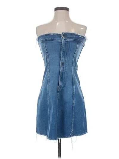 Pre-owned Good American Casual Dress In Blue