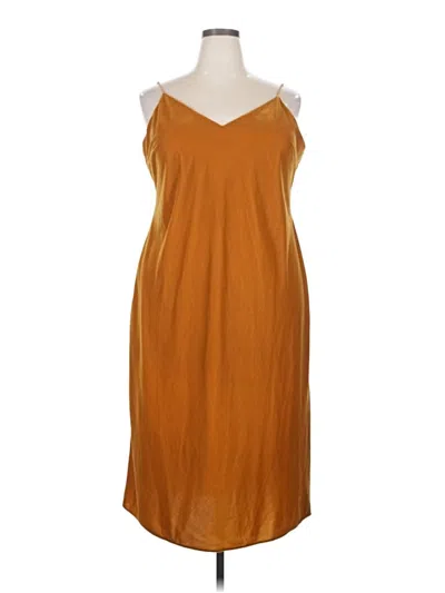 Pre-owned Good American Casual Dress In Brown