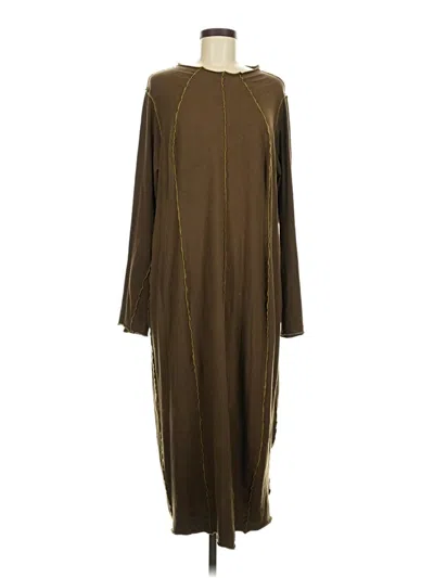 Pre-owned Good American Casual Dress In Brown