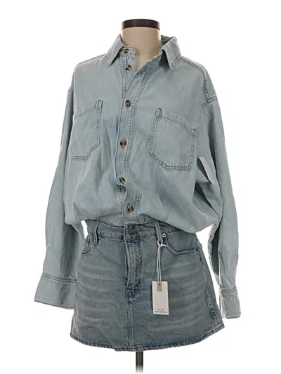 Pre-owned Good American Casual Dress In Gray