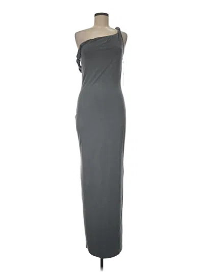 Pre-owned Good American Casual Dress In Gray