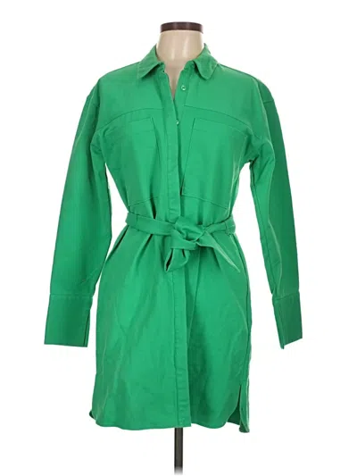 Pre-owned Good American Casual Dress In Green