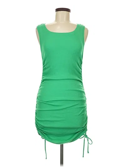 Pre-owned Good American Casual Dress In Green