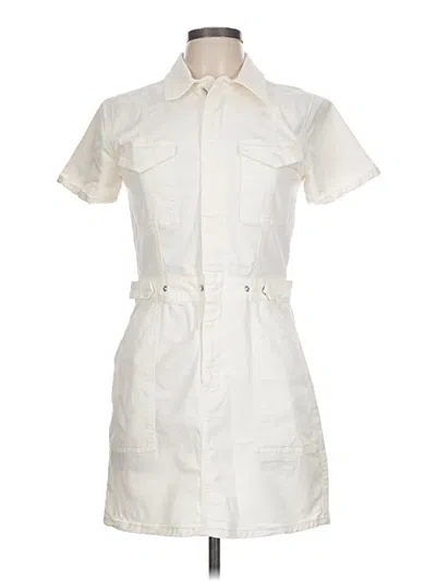 Pre-owned Good American Casual Dress In Ivory