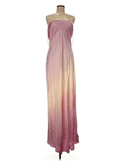 Pre-owned Good American Casual Dress In Pink