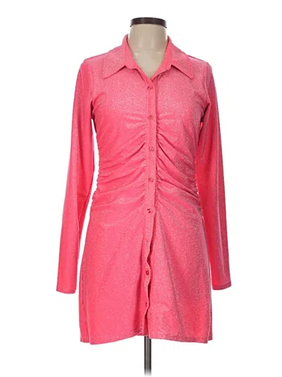 Pre-owned Good American Casual Dress In Pink