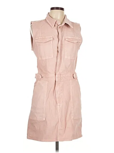 Pre-owned Good American Casual Dress In Tan