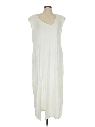 Pre-owned Good American Casual Dress In White