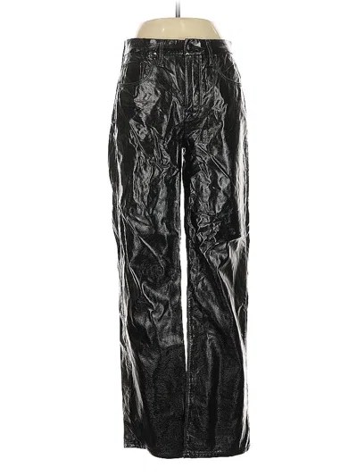 Pre-owned Good American Casual Pants In Black