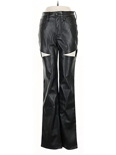 Pre-owned Good American Casual Pants In Black