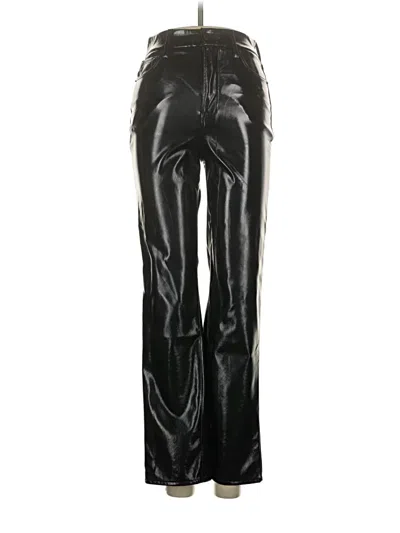 Pre-owned Good American Casual Pants In Black