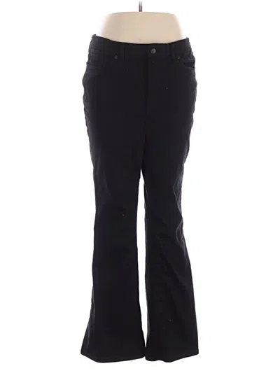 Pre-owned Good American Casual Pants In Black