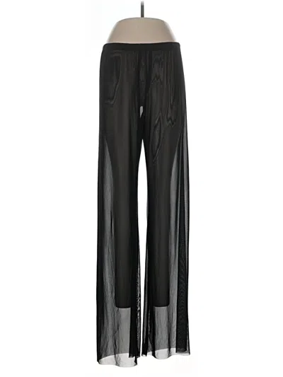Pre-owned Good American Casual Pants In Black