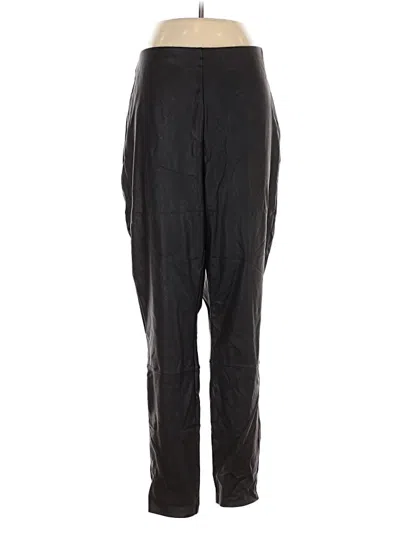 Pre-owned Good American Casual Pants In Black