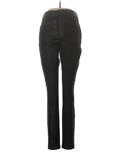 Pre-owned Good American Casual Pants In Black