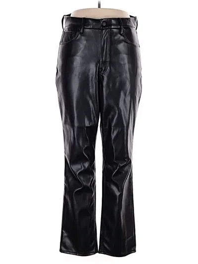 Pre-owned Good American Casual Pants In Black
