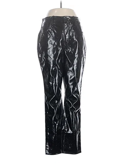 Pre-owned Good American Casual Pants In Black