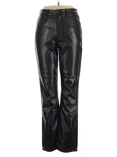 Pre-owned Good American Casual Pants In Black