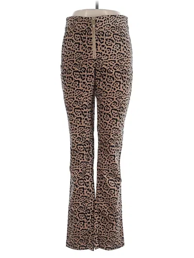 Pre-owned Good American Casual Pants In Brown